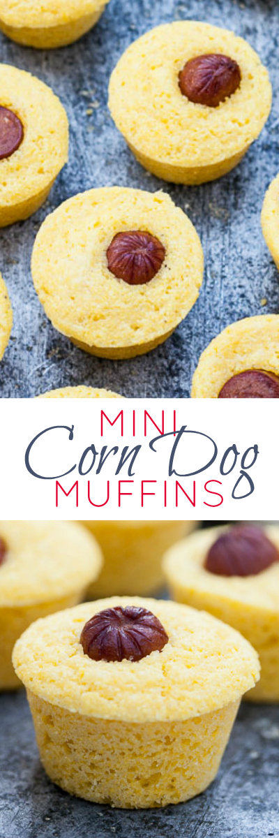 These mini corn dog muffins strike just the right balance of sweet and salty. This crowd-pleasing snack recipe is simple to prepare.