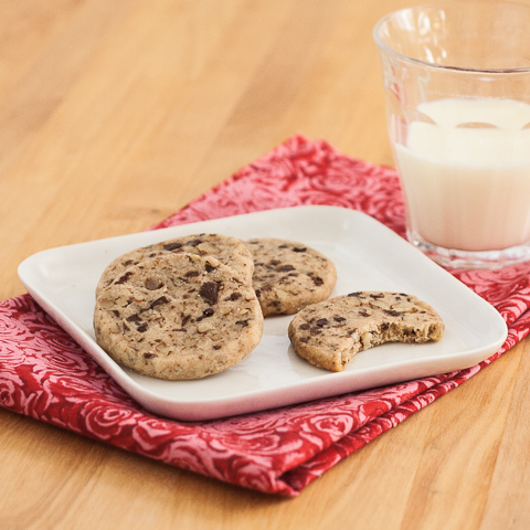 Pecan-Cocoa Nib Shortbread Cookies | Flour Arrangements