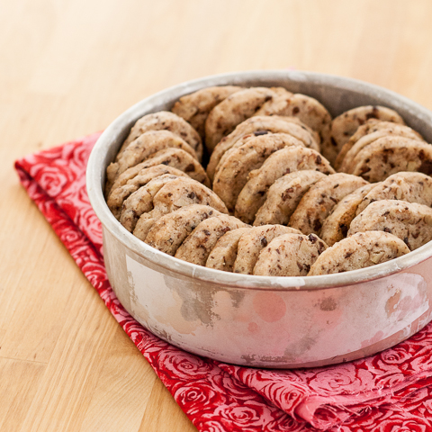 Pecan-Cocoa Nib Shortbread Cookies | Flour Arrangements