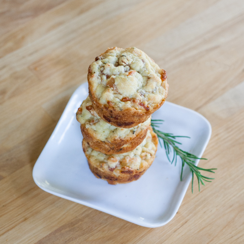 Prosciutto & Rosemary Muffins | Flour Arrangements