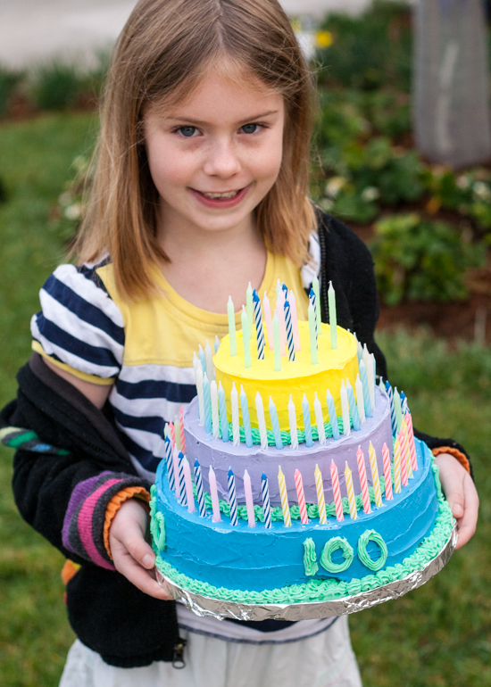 100th Day of School Cake | Flour Arrangements