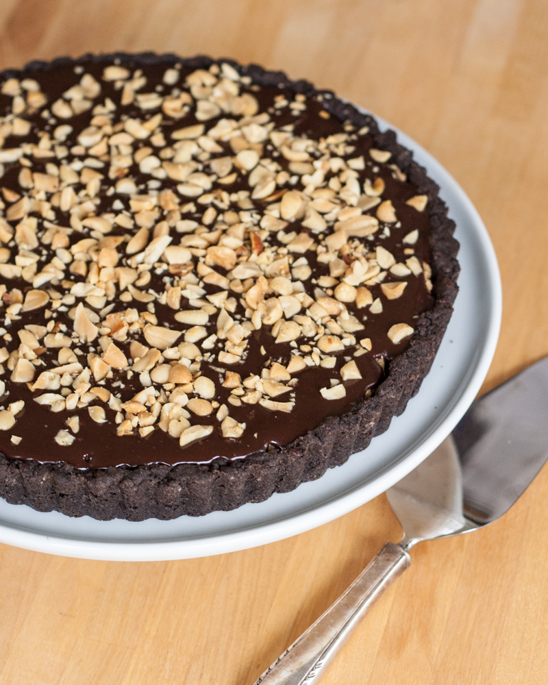 Peanut Butter Chocolate Tart | Flour Arrangements