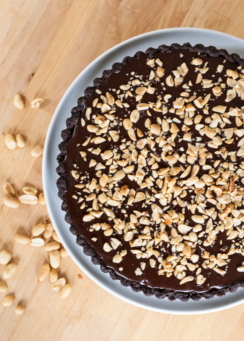 Peanut Butter Chocolate Tart | Flour Arrangements