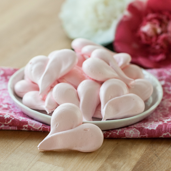 Strawberry Meringue Hearts | Flour Arrangements.