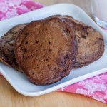 Chocolate Chocolate Chip Pancakes | Flour Arrangements