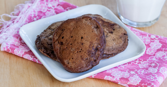 Chocolate Chocolate Chip Pancakes | Flour Arrangements