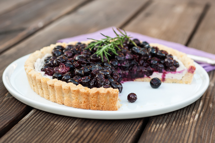 Honeyed Blueberry Tart | Flour Arrangements