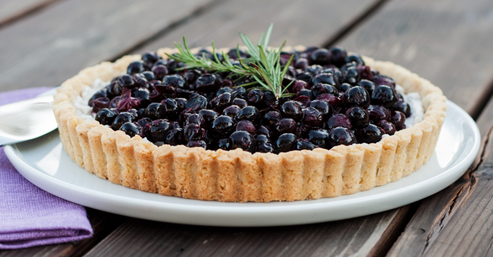 Honeyed Blueberry Tart | Flour Arrangements