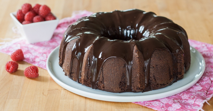 Chocolate Bundt Cake with Dark Chocolate Raspberry Ganache - This  Celebrated Life