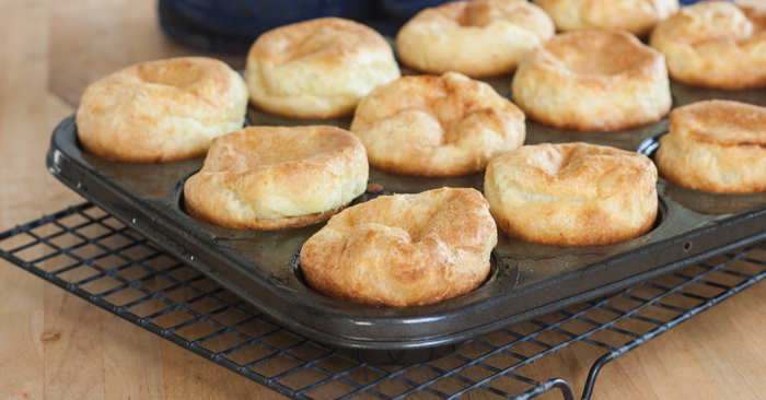 Muffin Tin Popovers | Flour Arrangements