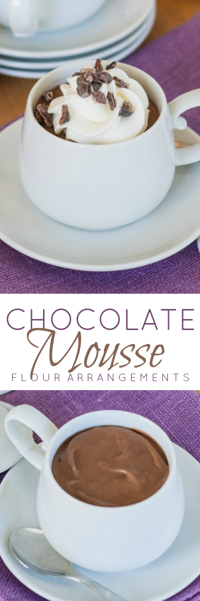 Creamy and decadent, this Chocolate Mousse is full of rich flavor. Best of all, you can make it with just three ingredients!