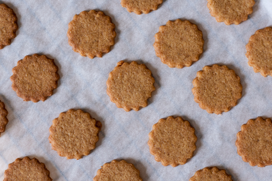 Gingerbread Raspberry Sandwich Cookies | Flour Arrangements