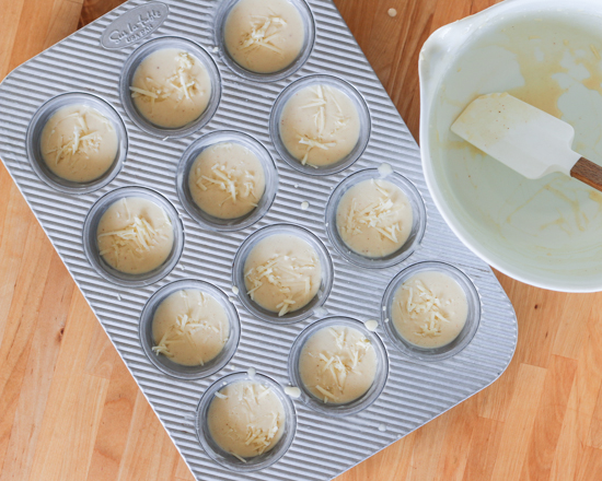 Cheesy Muffin Tin Popovers | Flour Arrangements