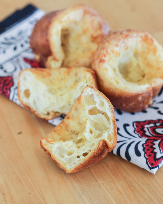 Cheesy Muffin Tin Popovers | Flour Arrangements
