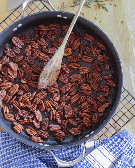 Sweet-Spiced Rosemary Pecans | Flour Arrangements