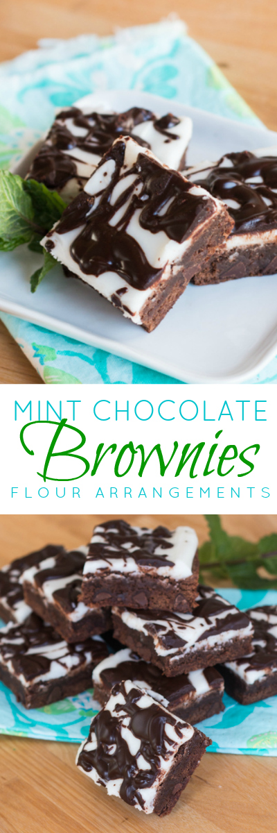 Deep, dark chocolate and refreshing minty goodness come together in these dense and rich Mint Chocolate Brownies. This refreshing recipe is perfect parties.