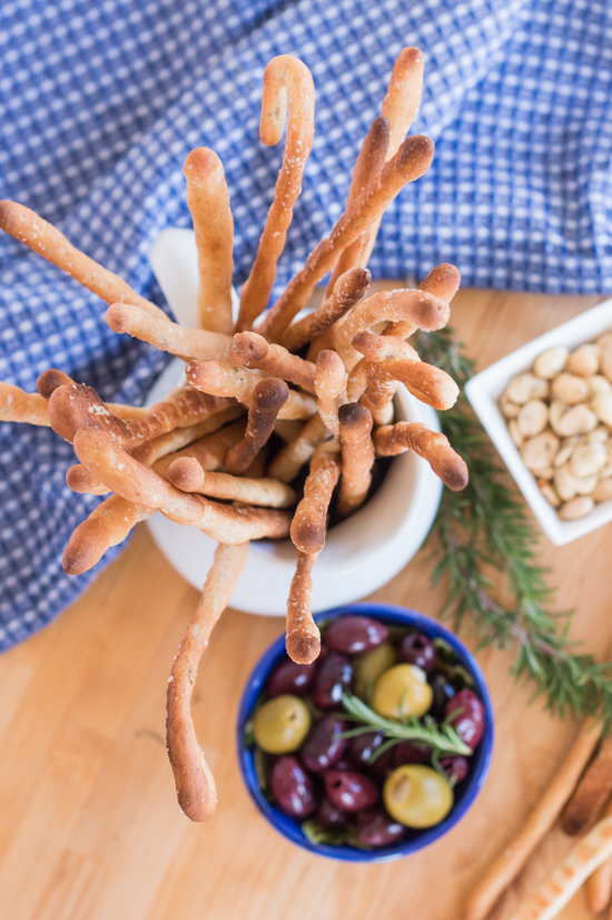 Garlic and Rosemary Grissini Recipe | Flour Arrangements