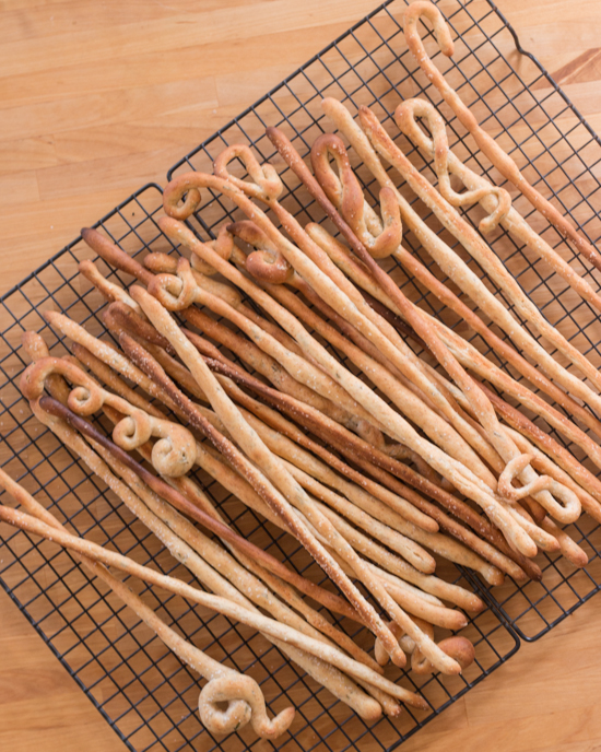 Garlic and Rosemary Grissini Recipe | Flour Arrangements