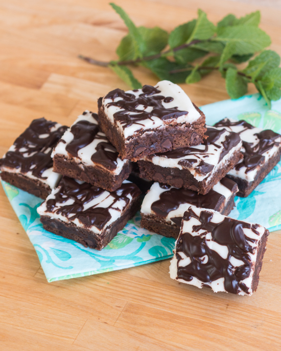 Mint Chocolate Brownies | Flour Arrangements