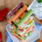 Jenga Veggie Tower | Flour Arrangements