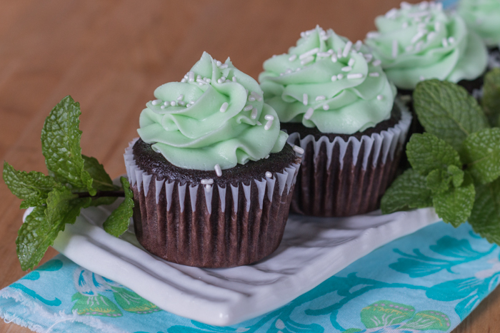 Grasshopper Cupcakes | Flour Arrangements