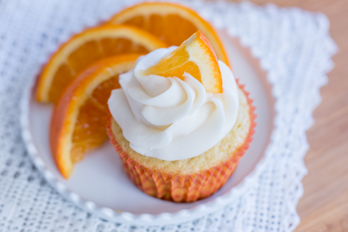 Orange Creamsicle Cupcakes | Flour Arrangements