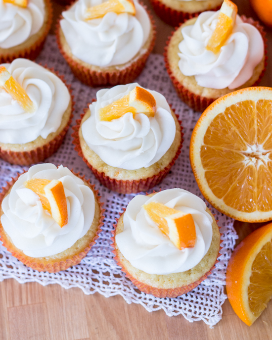 Orange Creamsicle Cupcakes | Flour Arrangements