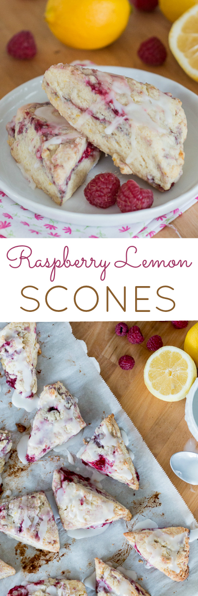 Simple and quick to prepare, these little Raspberry Lemon Scones are full of tart berry and tangy lemon flavor. This easy recipe is perfect for a quick breakfast or an afternoon treat. 