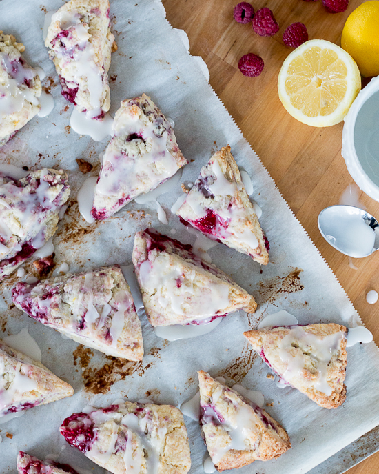 Raspberry Lemon Scones | Flour Arrangements