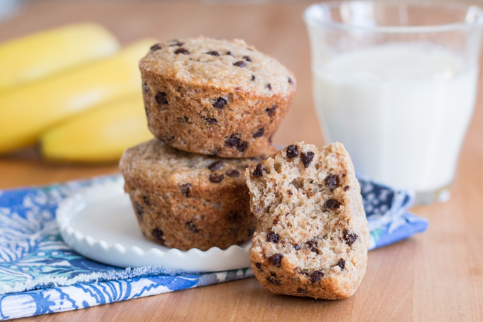 Banana Chocolate Chip Muffins | Flour Arrangements