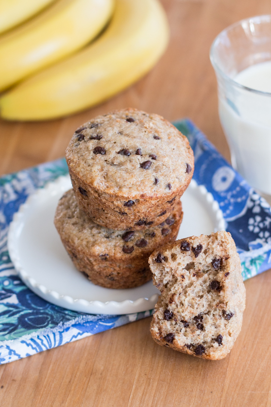 Banana Chocolate Chip Muffins | Flour Arrangements