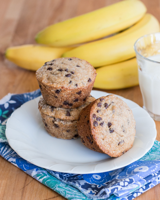 Banana Chocolate Chip Muffins | Flour Arrangements