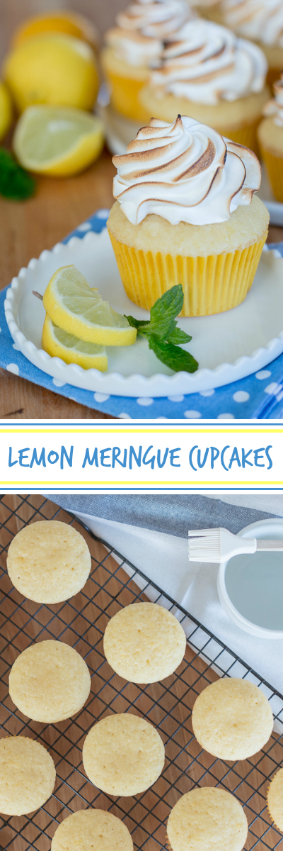 Full of tangy citrus flavor, these moist lemon cupcakes provide a perfect vehicle for billowy meringue frosting. A sweet treat for lemon lovers, these Lemon Meringue Cupcakes are surprisingly simple to make. 