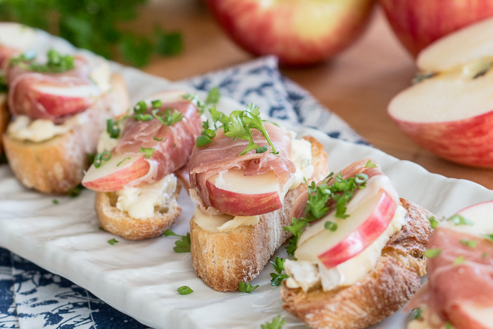 Apple & Cambozola Crostini | Flour Arrangements