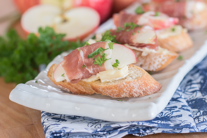 Apple & Cambozola Crostini | Flour Arrangements