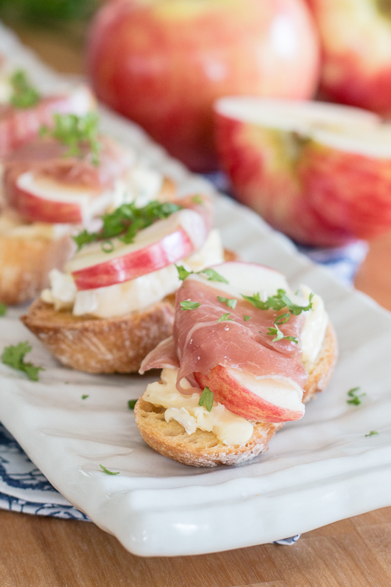 Apple & Cambozola Crostini | Flour Arrangements