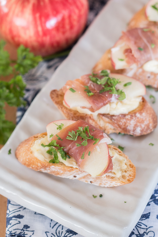 Apple & Cambozola Crostini | Flour Arrangements