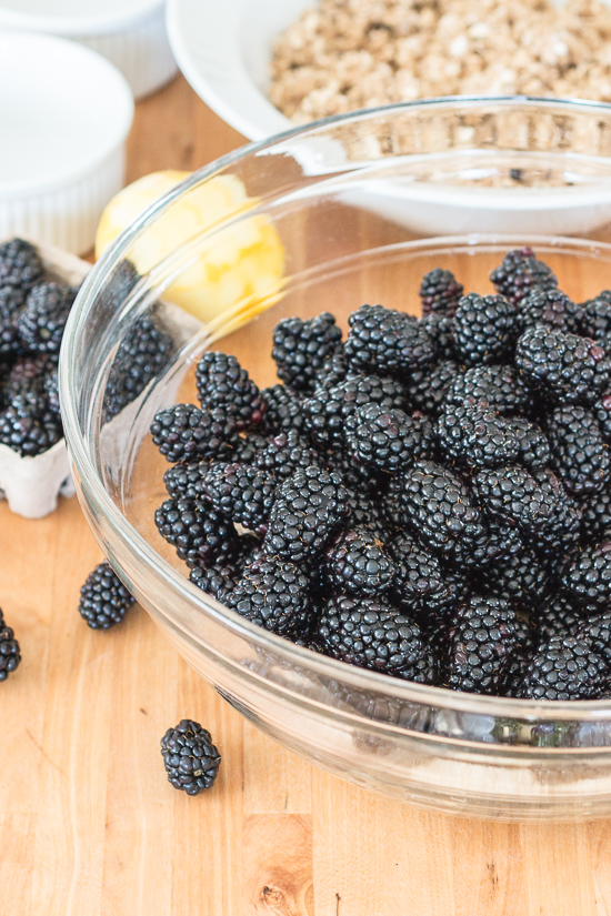 With minimal prep required, this blackberry crisp makes summer baking a breeze. Its sweet berry flavor and hint-of-spice oatmeal-streusel topping taste amazing oven-warm with rich vanilla ice cream.