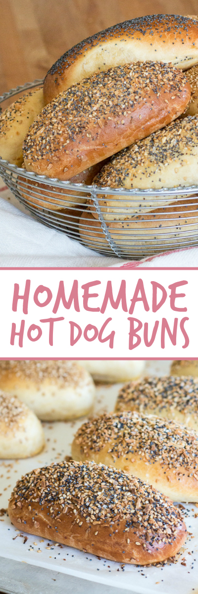 Soft and tender, these homemade hot dog buns are perfect for summer grilling. Since hot dogs and sausages practically make themselves, putting some extra effort into flavorful homemade buns with a perfect combination of toppings is totally worth the effort. 