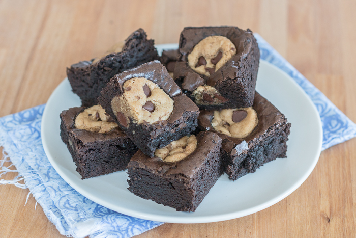 Chocolate Chip Cookie Brownies | Flour Arrangements