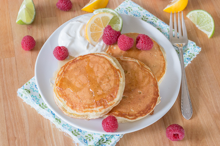 Add some zing to your breakfast routine with these bright and flavorful lemon-lime pancakes. While this simple recipe comes together quickly, it makes breakfast feel like a special occasion. 