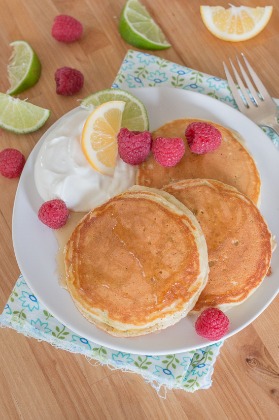 Add some zing to your breakfast routine with these bright and flavorful lemon-lime pancakes. While this simple recipe comes together quickly, it makes breakfast feel like a special occasion. 