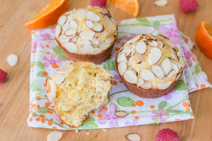 Add some sunshine to your day with these bright and flavorful Orange-Almond Muffins. With plenty of fresh orange zest and juice, as well as crunchy, nutty sliced almonds, this simple recipe comes together quickly and easily without skimping on taste.