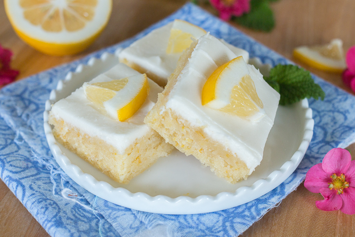 Tender and irresistible, these tangy Lemon Blondies burst with bold citrus flavor. Smooth, creamy lemon frosting adds sweetness and zing to these easy-to-prepare treats.