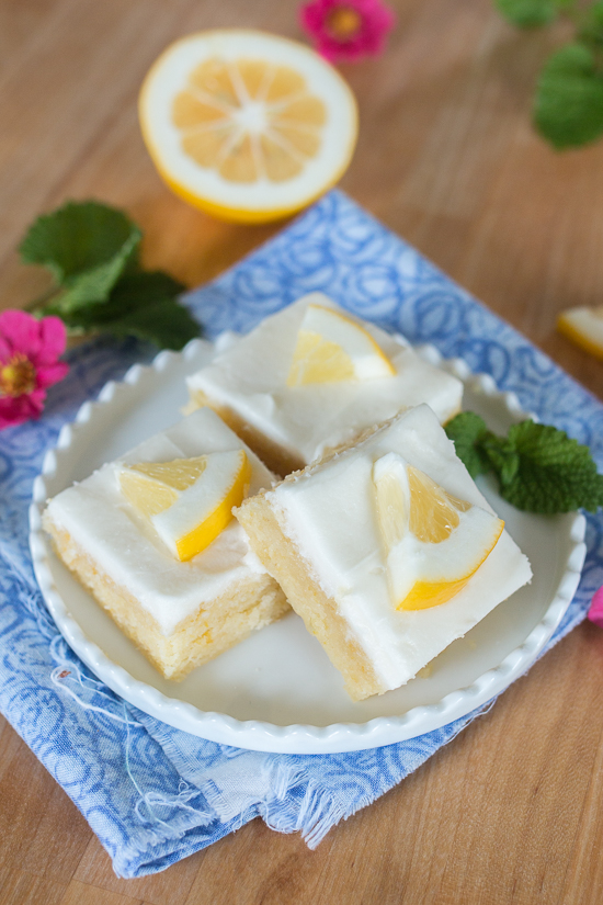Tender and irresistible, these tangy Lemon Blondies burst with bold citrus flavor. Smooth, creamy lemon frosting adds sweetness and zing to these easy-to-prepare treats.