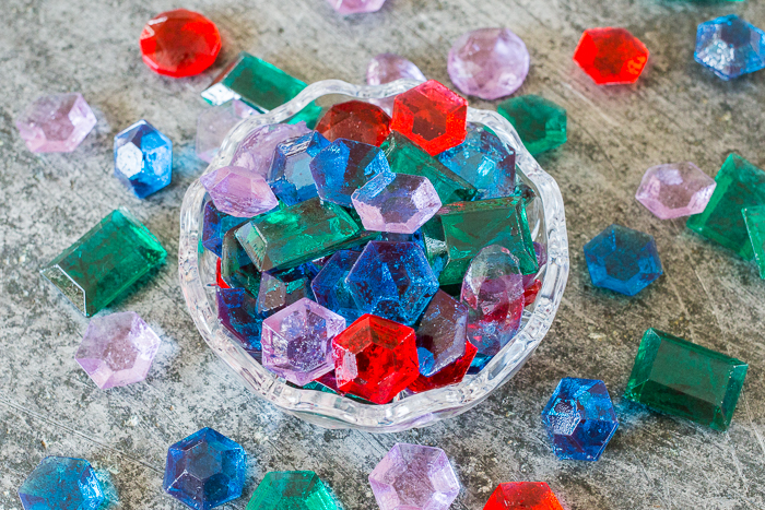 These luxurious Candy Jewels are surprisingly simple to prepare. With a few basic ingredients, a candy thermometer, and gem molds, you'll be cranking out perfect hard candies in no time at all!