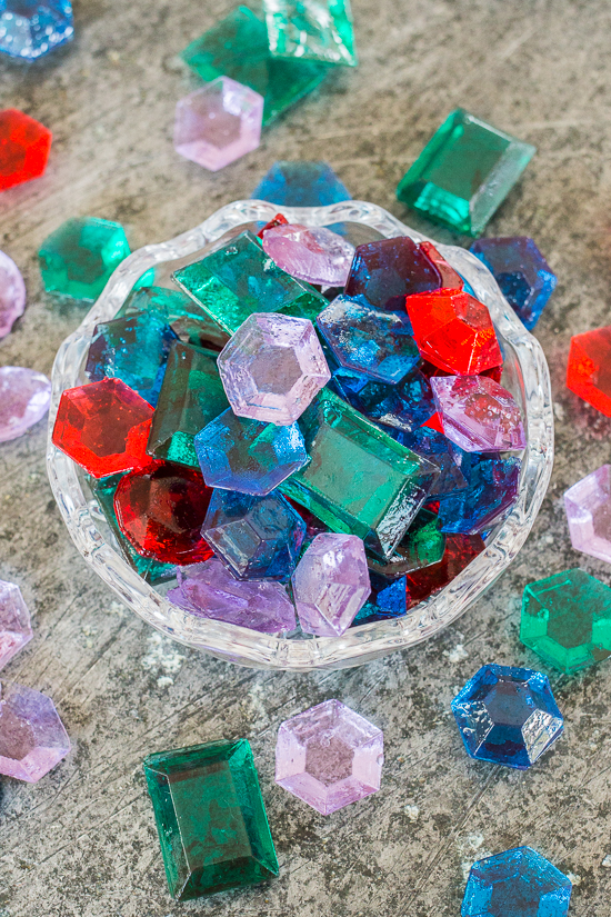 These luxurious Candy Jewels are surprisingly simple to prepare. With a few basic ingredients, a candy thermometer, and gem molds, you'll be cranking out perfect hard candies in no time at all!