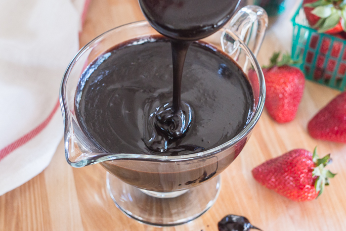 Thick and glossy, this Simple Hot Fudge Sauce transforms any bowl of ice cream into an extravagant hot fudge sundae. While it's quick and easy to prepare, this topping delivers smooth, rich chocolate indulgence.