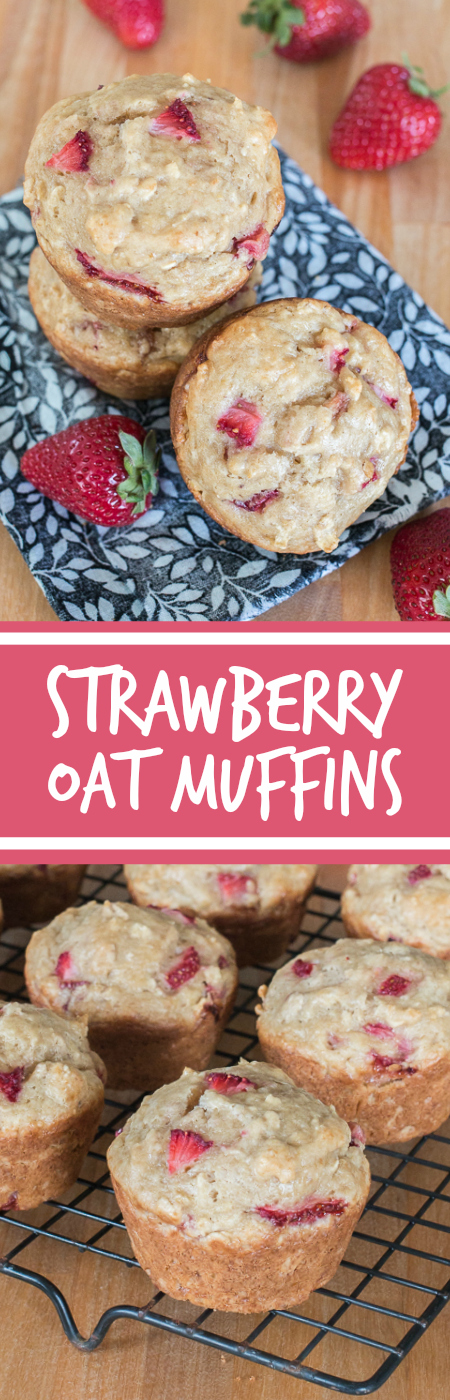 These Strawberry Oat Muffins deliver bursts of fresh strawberry goodness in tender, hint-of-vanilla packaging. Perfect for breakfast, brunch, or snack time, this quick and easy recipe produces flavorful, delightfully textured muffins that disappear in a flash.