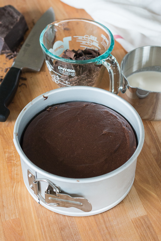 Rich and luscious, this Bittersweet Chocolate Cheesecake delivers big flavor in pint-size packaging. With its crisp chocolate cookie crust, smooth chocolate cheesecake filling, and decadent ganache topping, this dessert will delight both chocolate and cheesecake lovers.  